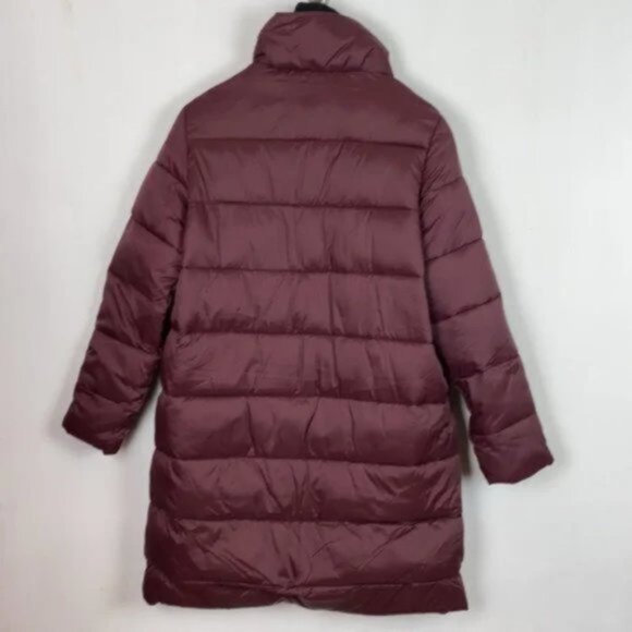 NWT Barbour 8 Weatheram Quilted Coat Burgundy Red - Picture 13 of 14